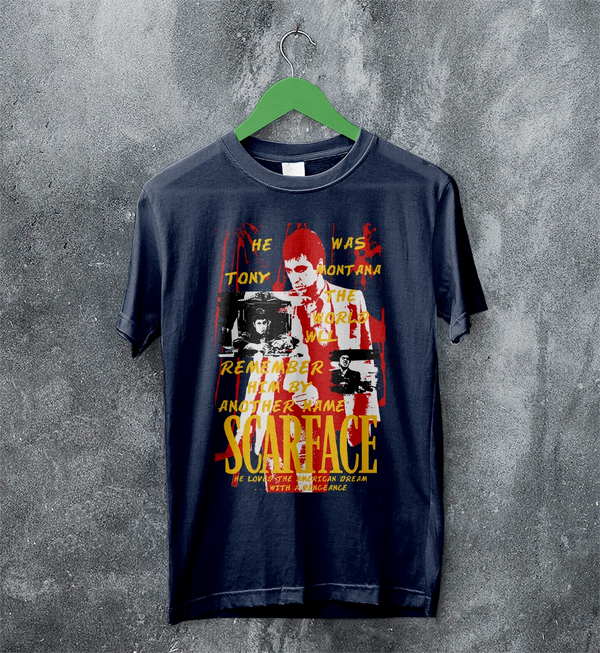 Scarface World Is Yours T-Shirt Tony Montana Scarface Shirt Vintage Movie Tee