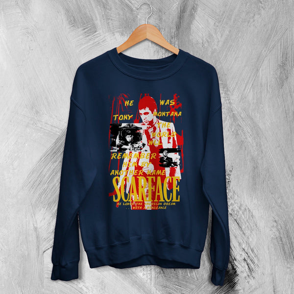Scarface World Is Yours Sweatshirt Tony Montana Scarface Shirt Vintage Movie Crewneck