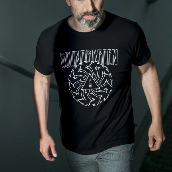 Soundgarden Badmotorfinger T-Shirt – Classic Rock Band Tee, Grunge Music Merch, Unisex 100% Cotton