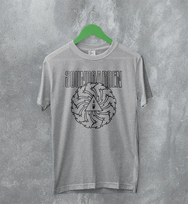 Soundgarden Badmotorfinger T-Shirt – Classic Rock Band Tee, Grunge Music Merch, Unisex 100% Cotton