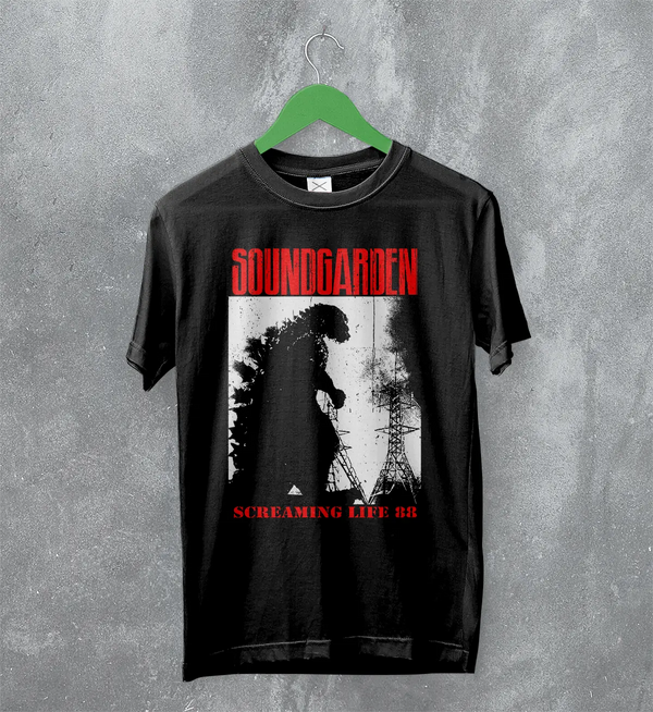 Soundgarden Screaming Life ’88 T-Shirt – Vintage Grunge Rock Band Tee, Men’s Graphic Shirt, 100% Cotton