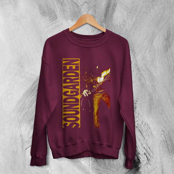 Soundgarden Louder Than Love Sweatshirt – Vintage 90s Grunge Rock Band Sweater, Unisex 50/50 Cotton Poly