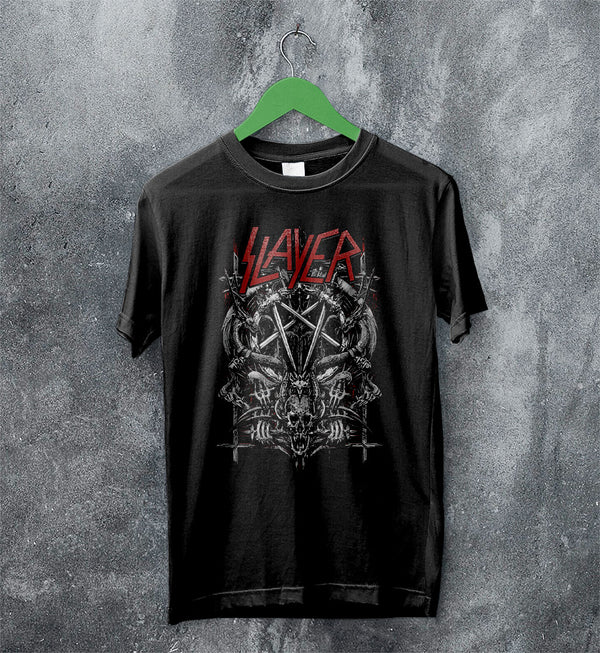 Slayer Band Vintage 80's Poster T-shirt Slayer Band Shirt Metal Band