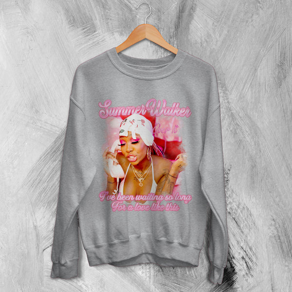 Summer Walker Sweatshirt R&B Concert Sweater Over It Shirt I’ll Kill You