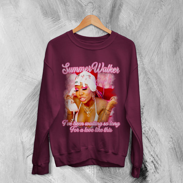 Summer Walker Sweatshirt R&B Concert Sweater Over It Shirt I’ll Kill You