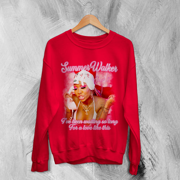 Summer Walker Sweatshirt R&B Concert Sweater Over It Shirt I’ll Kill You