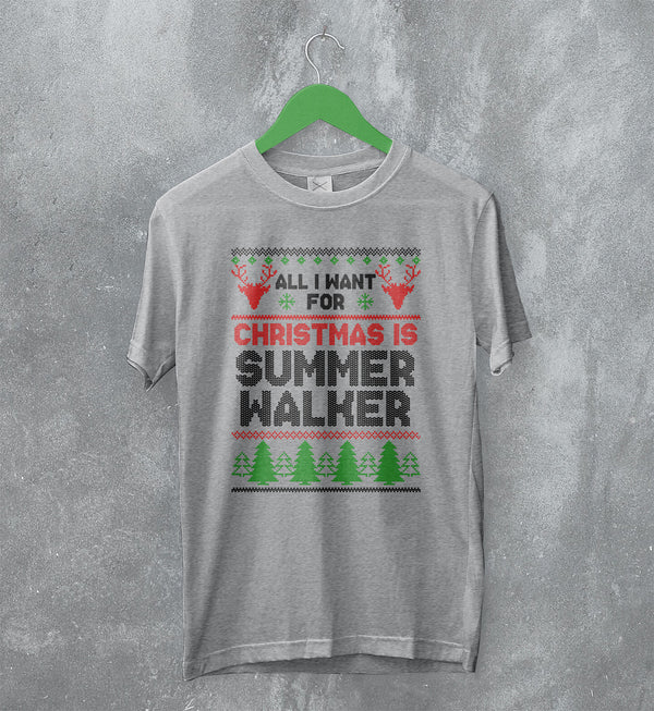 Summer Walker T-Shirt R&B Music Graphic Tee Ugly Christmas Shirt