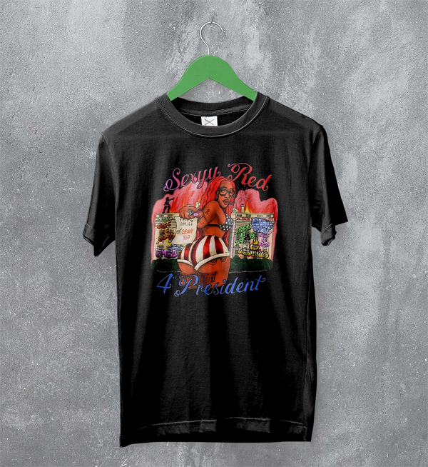 Sexyy Red Tour T-Shirt In Sexyy We Trust Shirt Sexyy Red For President Tee