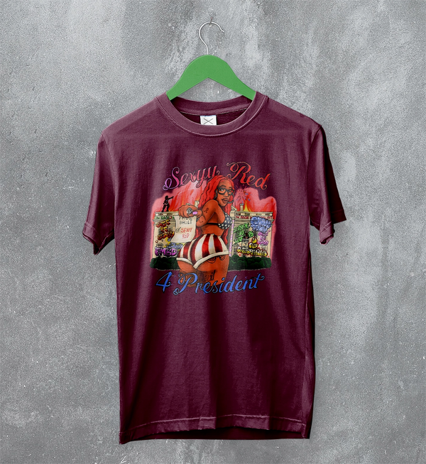 Sexyy Red Tour T-Shirt In Sexyy We Trust Shirt Sexyy Red For President Tee