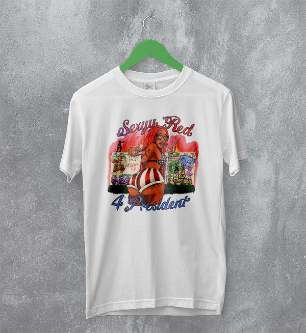 Sexyy Red Tour T-Shirt In Sexyy We Trust Shirt Sexyy Red For President Tee