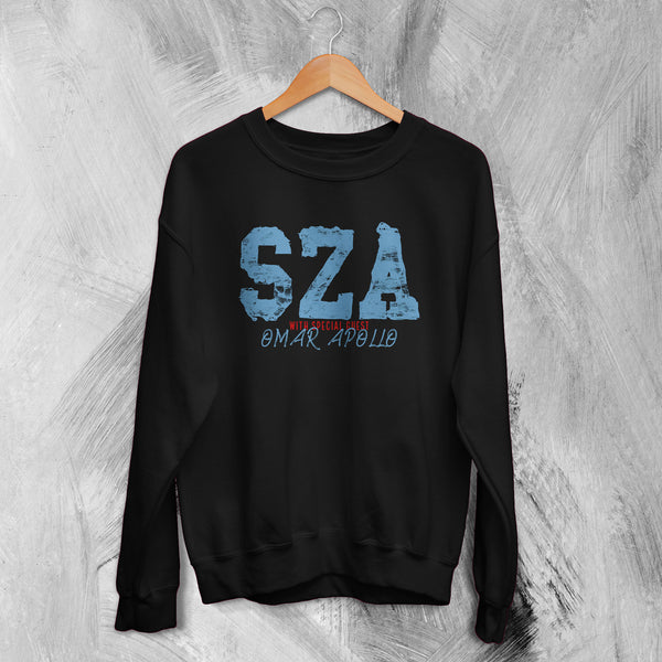 SZA Sweatshirt Omar Apollo Sweater Cute Tour Shirt Live Concert Music