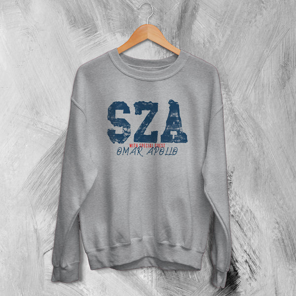 SZA Sweatshirt Omar Apollo Sweater Cute Tour Shirt Live Concert Music
