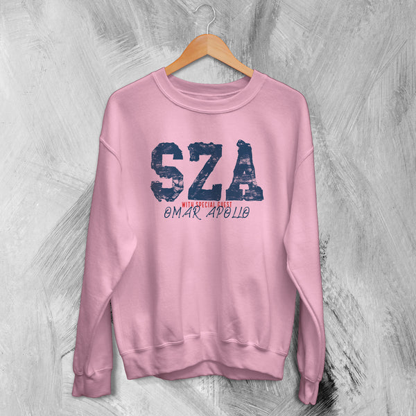 SZA Sweatshirt Omar Apollo Sweater Cute Tour Shirt Live Concert Music