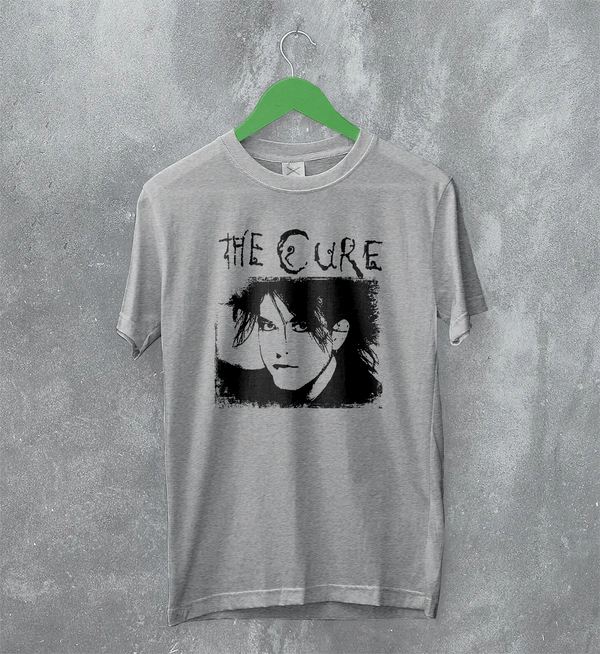 The Cure T-Shirt – Vintage 90s Rock Band Shirt, Robert Smith Graphic Tee, Unisex Music Merch