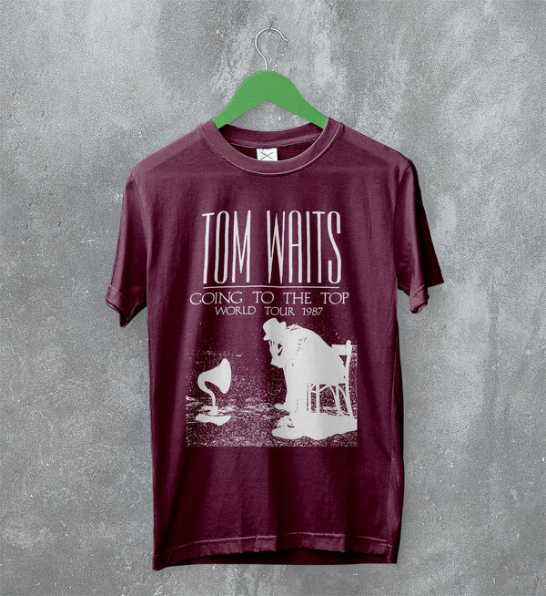 Tom Waits T-Shirt Tour Concert Shirt Vintage Music World Tour 1987 Merch