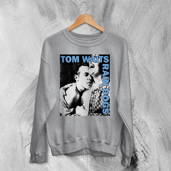 Tom Waits Rain Dogs Sweatshirt 80s Album Tom Waits Shirt Vintage Music Crewneck