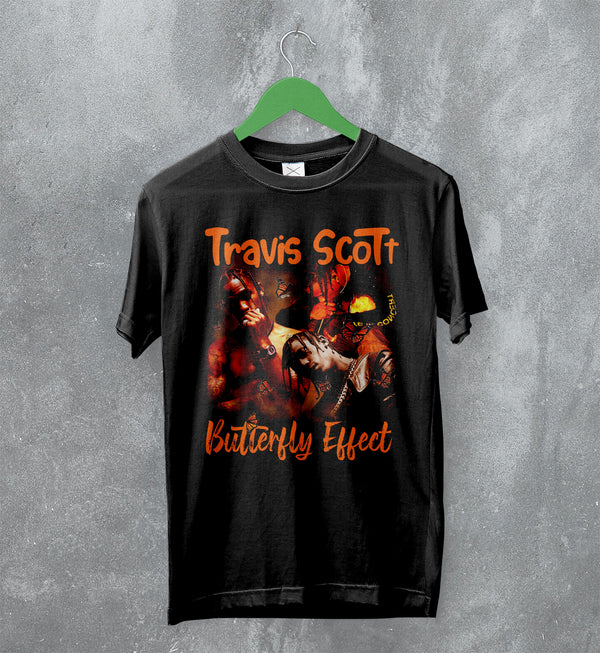 Travis Scott Bootleg T-Shirt Butterfly Effect Tee Travis Scott Shirt Rap