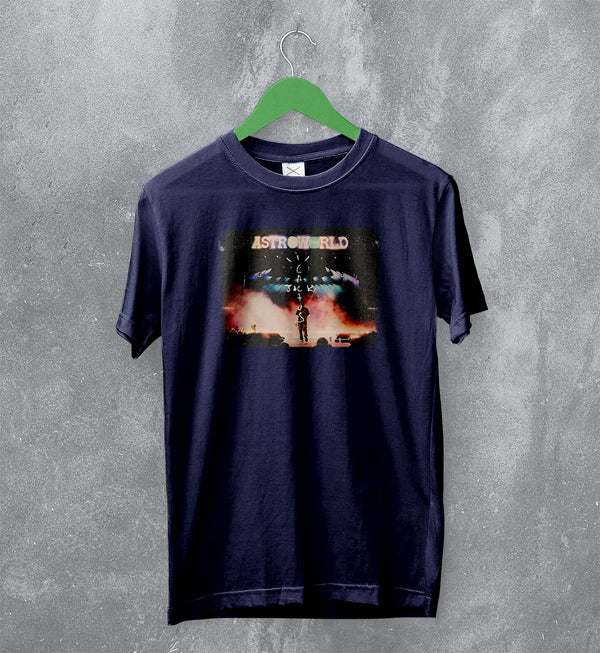 Travis Scott T-Shirt AstroWorld Tee Cactus Jack Shirt Rap Merch