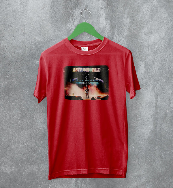 Travis Scott T-Shirt AstroWorld Tee Cactus Jack Shirt Rap Merch