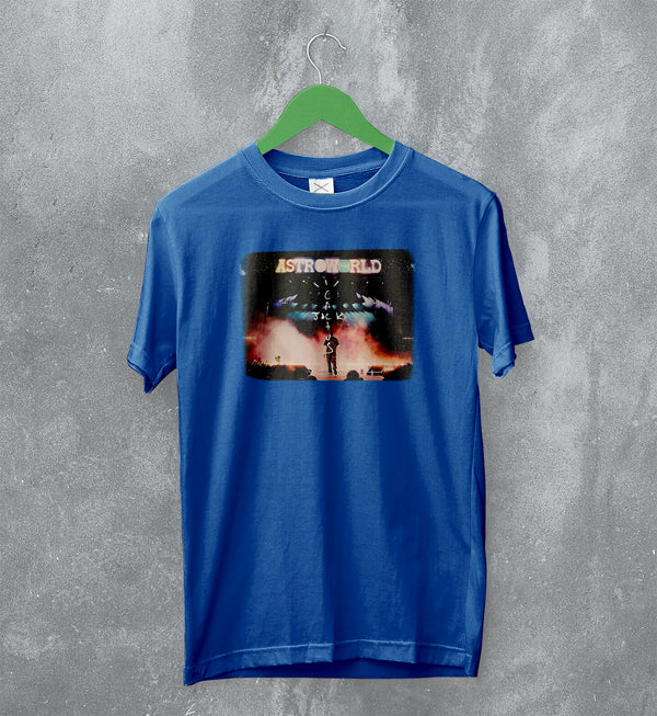 Travis Scott T-Shirt AstroWorld Tee Cactus Jack Shirt Rap Merch