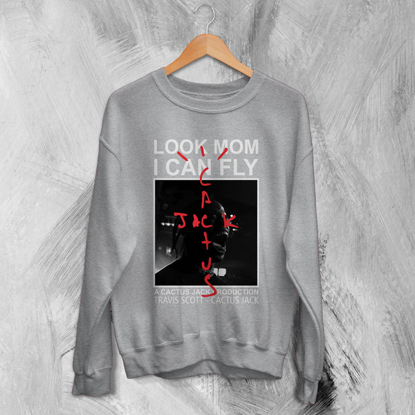 Travis Scott Sweatshirt Rapper Tour Sweater Cactus Jack Shirt Rap Merch