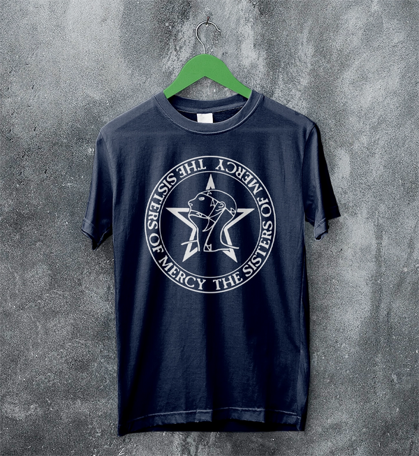 The Sisters of Mercy Logo T-Shirt Gothic Rock Sisters of Mercy Shirt Punk Tee