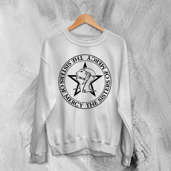 The Sisters of Mercy Logo Sweatshirt Gothic Rock Sisters of Mercy Shirt Punk Crewneck