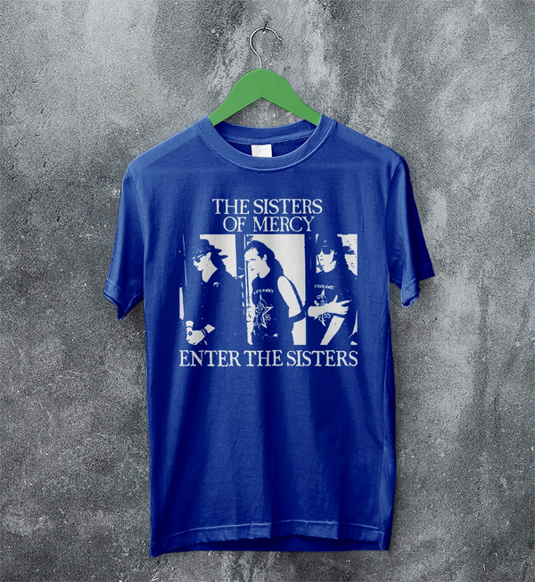 The Sisters of Mercy T-Shirt Gothic Enter The Sisters Shirt Punk Rock Tee