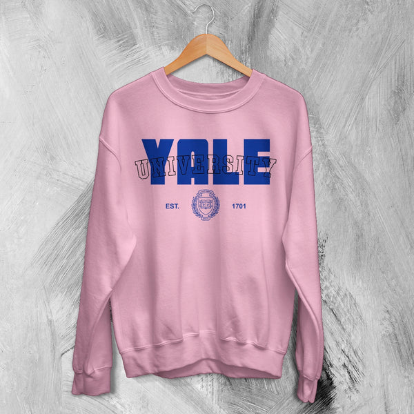 Yale University Sweatshirt Retro Campus Shirt Ivy League Research University US