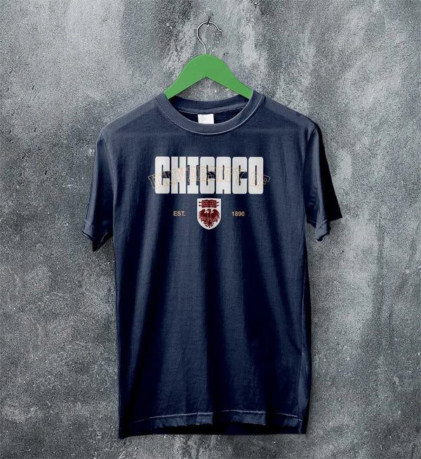 The University of Chicago T-shirt Retro Chicago Shirt Est 1890 Campus Merch