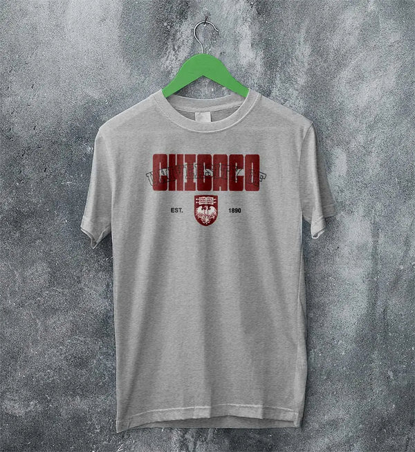 The University of Chicago T-shirt Retro Chicago Shirt Est 1890 Campus Merch
