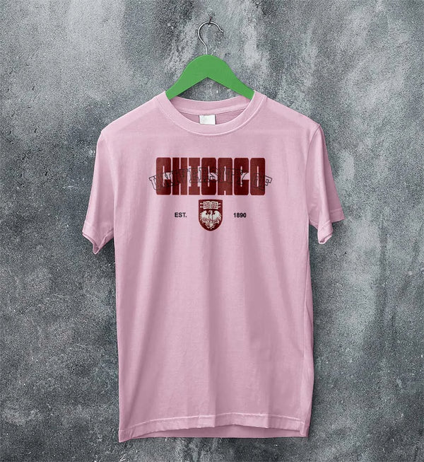 The University of Chicago T-shirt Retro Chicago Shirt Est 1890 Campus Merch