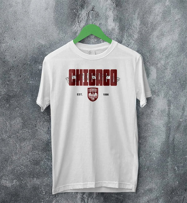 The University of Chicago T-shirt Retro Chicago Shirt Est 1890 Campus Merch