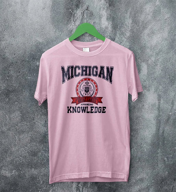 University of Michigan T-shirt Great Lakes Shirt Knowledge Michigan University