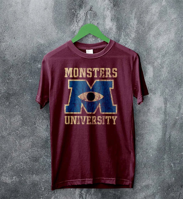 Monsters University Logo T-shirt Monsters Inc Shirt Monsters University