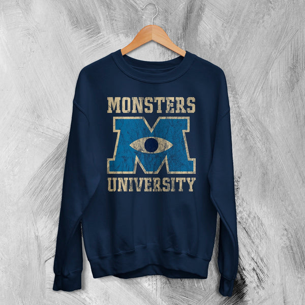 Monsters University Logo Sweatshirt Monsters Inc Shirt Monsters University