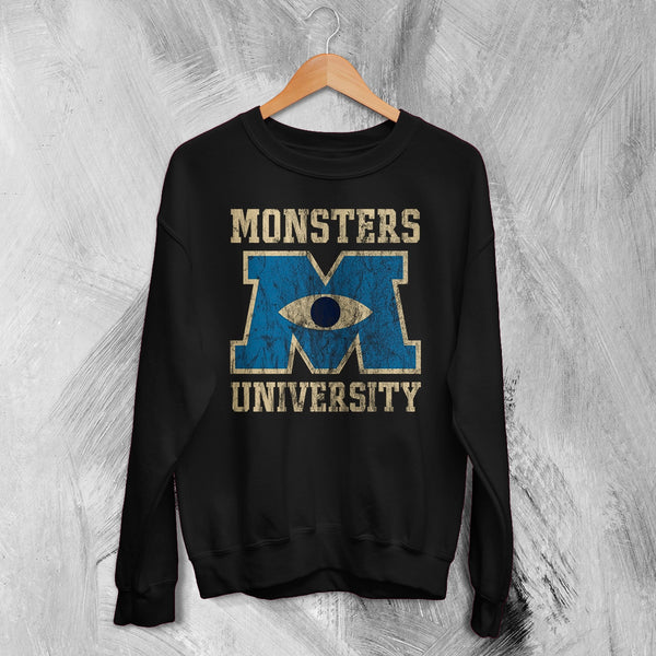 Monsters University Logo Sweatshirt Monsters Inc Shirt Monsters University