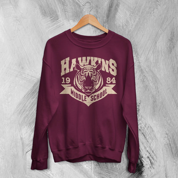 Hawkins University Middle School Sweatshirt Hawkins University Shirt