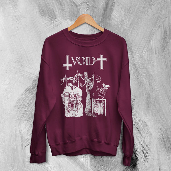 Void Band Sweatshirt Zombie Punk Void Shirt Vintage Skeleton Punk Rock Crewneck