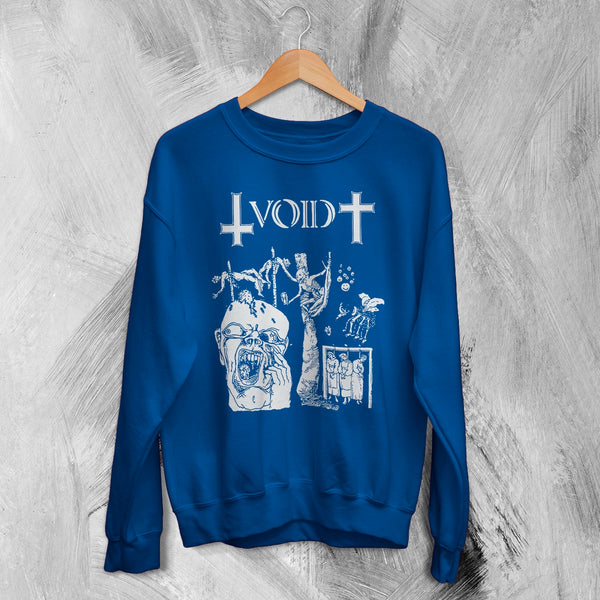 Void Band Sweatshirt Zombie Punk Void Shirt Vintage Skeleton Punk Rock Crewneck