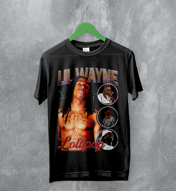 Lil Wayne Bootleg T-Shirt Lollipop Tee Lil Wayne Shirt Tha Carter III Rapper