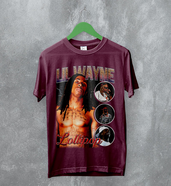 Lil Wayne Bootleg T-Shirt Lollipop Tee Lil Wayne Shirt Tha Carter III Rapper