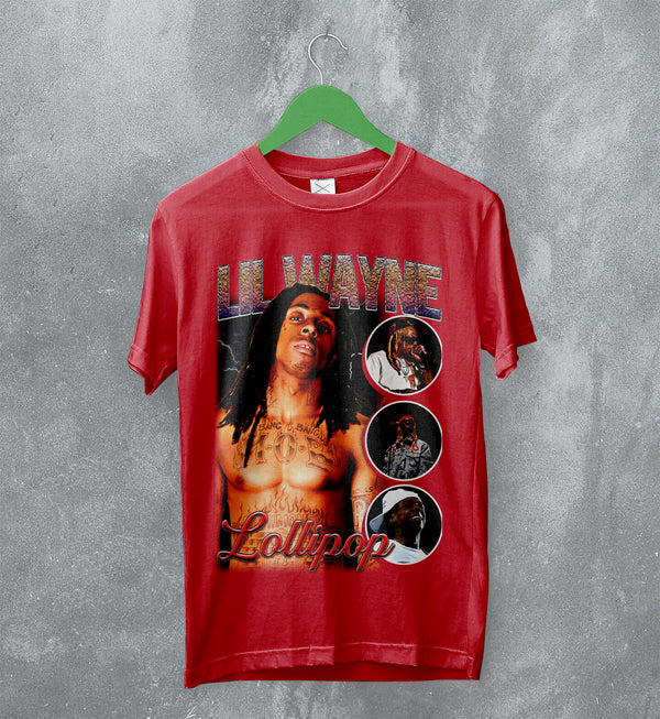 Lil Wayne Bootleg T-Shirt Lollipop Tee Lil Wayne Shirt Tha Carter III Rapper