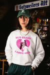 Aaliyah Lover Sweatshirt Love Aaliyah Bootleg Shirt Queen of Urban Pop Hip Hop Crewneck - White - WorldWideShirt