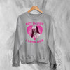 Aaliyah Lover Sweatshirt Love Aaliyah Bootleg Shirt Queen of Urban Pop Hip Hop Crewneck - Sport Grey - WorldWideShirt