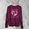 Aaliyah Lover Sweatshirt Love Aaliyah Bootleg Shirt Queen of Urban Pop Hip Hop Crewneck - Red Maroon - WorldWideShirt