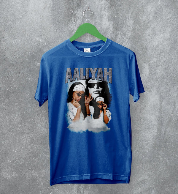 Aaliyah T-Shirt Bootleg Hip Hop Shirt Queen of Urban Pop Merch - WorldWideShirt