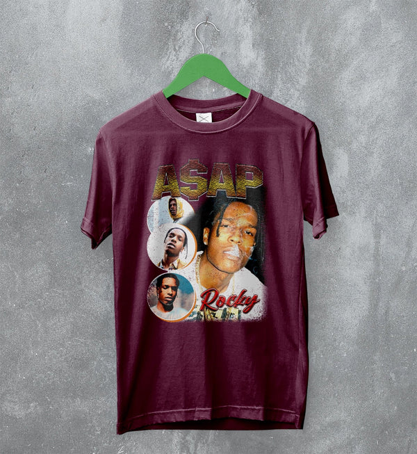 A$AP Rocky T-Shirt ASAP Rapper Shirt A$AP Mob Hip Hop Merchandise - WorldWideShirt