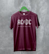 ACDC Logo T-Shirt Back in Black AC/DC Shirt Rock Band Merch - WorldWideShirt