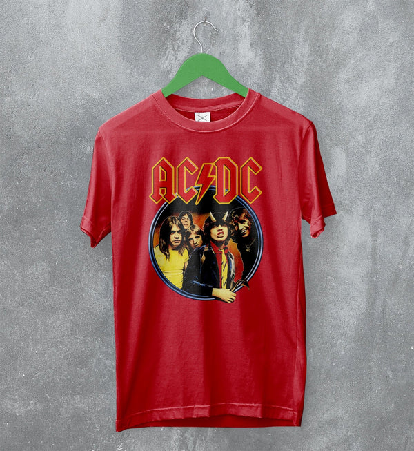 AC/DC T-Shirt Highway to Hell ACDC Shirt Rock Band Merch - WorldWideShirt